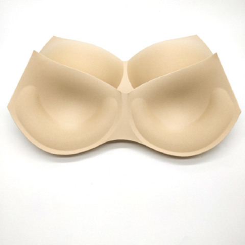 One-piece Foam Bra Cup Pad With Thicken Massage Layer High Quality