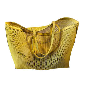 Large-capacity Transparent PVC Swimming Bag Swimming Beach Seaside Pouch  Travel Portable Clothing Shoes Fashion Handbag