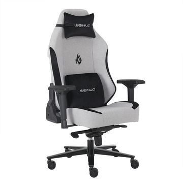 Grauer Gaming PC Stuhl, Verstellbarer Ergonomischer Racing Gamer Stuhl for sale at factory direct price