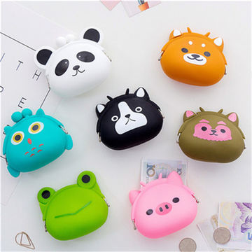 Wholesale promotion cute coin purse mini wallets small rubber coin purse  funky card holder wallet From m.