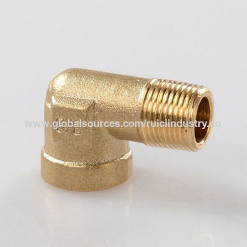 Brass Compression Female Elbow Fitting for Copper Pipe - China