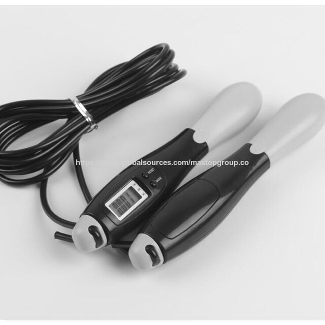 Adjustable Length Skipping Weighted Jump Rope With Counter For Fitness ...