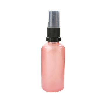 Buy Wholesale China 50ml Pink Color Glass Bottle With Black Sprayer For ...