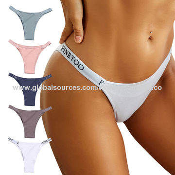 Customize Women Low Rise Sexy Sex Open Breathable Big Elastic Ladies Cotton Underwear  Ribbed Panties - Explore China Wholesale Underwear and Underwear Panties  For Women, Women's Lingerie, Lingerie