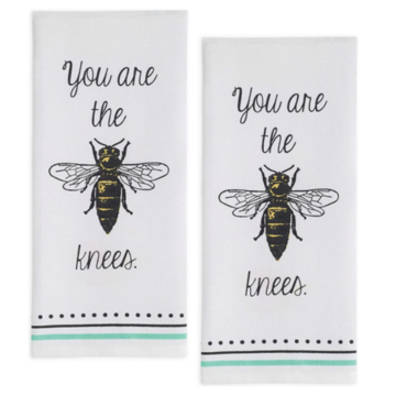 Bumble Bee Tea Towel Dish Towel Kitchen Decor Kitchen 