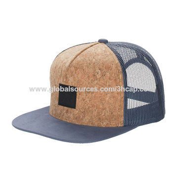 Label Custom Wholesale Sources at 5 Mesh | Hat China 1.5 USD Trucker Buy Cork & Wholesale Hat Panel Cork Cap Global Woven