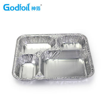 Aluminium Foil Food Containers Round For Home And Takeaway Use Lids Trays Hot 