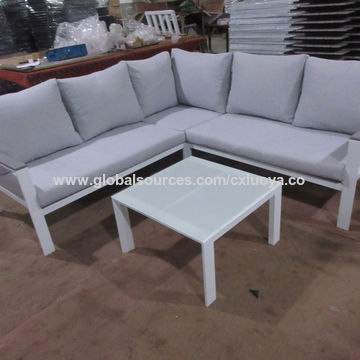 Outdoor Sofa Bed Set Furniture Pe, Comfortable Waterproof Outdoor Furniture