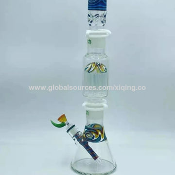 Glass Popular Bottle Water Pipe Bongs Portable Mini Hookah Shisha