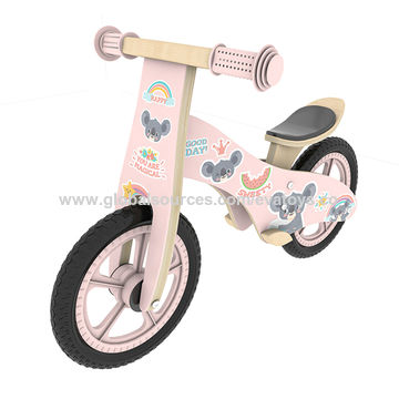 OEM customize 2 in 1 wooden push bike toy for children W16C324 for sale at factory direct price