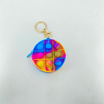 silicone coin purse keychain