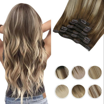 Buy Wholesale China Clip In Human Hair Extensions 14-22 Inch Hair Straight  Machine Remy Brazilian 7pc 100g & Clip-in Hair Extension at USD  |  Global Sources
