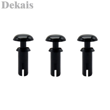 Plastic Snap Rivet Black White Natural Push Lock Pin Nylon Snap Rivet ...