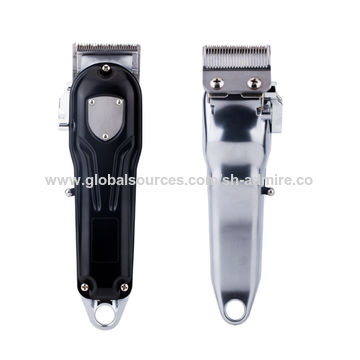 Metal Professional Hair Clipper, Electric Cordless Hair Trimmer