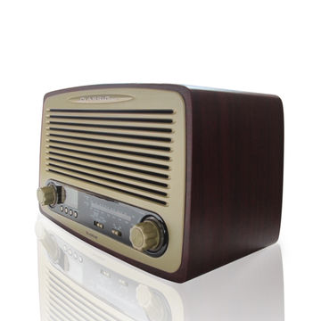 Radio retro Altavoz Bluetooth con sonido claro, radio portátil AM