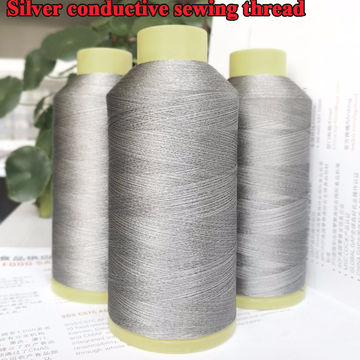 U-silver Silver Fiber Conductive Sewing Thread-all Purpose Sewing Thread -  Explore China Wholesale Silver Conductive Yarn and Silver Thread, Conductive  Yarn, Metallic Yarn