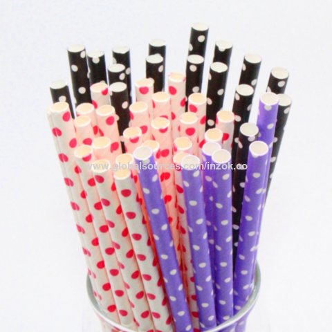 Promotion Bamboo Paper Straws Custom Drinking Straws for Wedding Christmas  Party - China Paper Straw and Disposable Paper Straw price