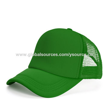 Black Mesh Foam Custom Trucker Cap Hat 