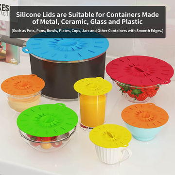 Heat Resistant Microwave Splatter Cover Silicone Fresh-Keeping