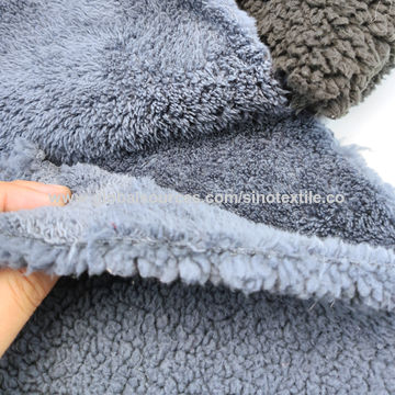 High Quality 100% Polyester Knitted Sherpa Fleece Fabric for Coat Jacket  Blanket - China Coral Fleece and Sherpa price