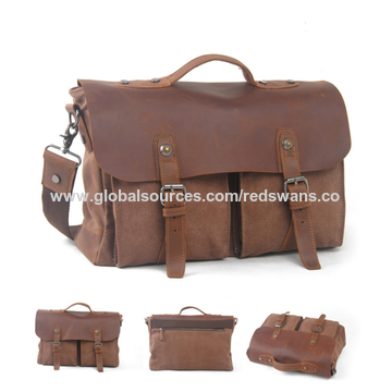 Leather Doctor Bag for Women Men's Medical Bag Brown 