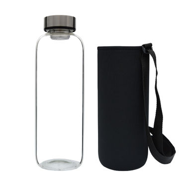 China 2000ml Water Bottle Borosilicate Glass with Strainer on Global ...