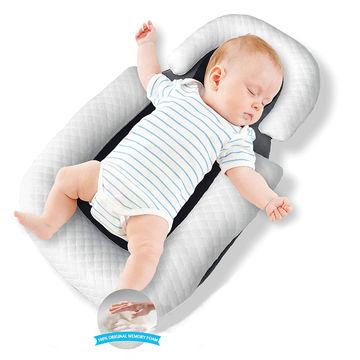 Portable Baby Infant Pillow Sleep Cushion Pad Newborn Crib Nest Bed Mattress 