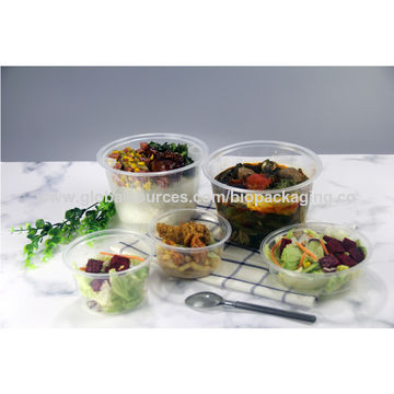 Colorful Large Clear Plastic Bowls Disposable Wholesale Plastic Bowl Round  Clear Take Away Plastic Bowl with Lid - China Disposable Food Box and Bowls  and Disposable Food Bowl with Lid price