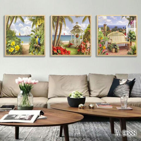 لوحة زخرفية نوردية لغرفة المعيشة، لوحة خلفية، معلقة، تصميم تجريدي بسيط for sale at factory direct price