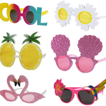 Comprar Gafas de fiesta divertidas gafas de papel hawaianas Tropical Fancy  Party Photo Booth Props decoración para niños