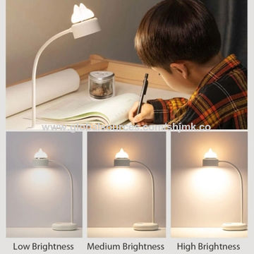 Book Reading Night Light 4 LED Adjustable USB Lamp Laptop Desk Table Light 