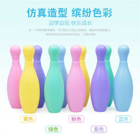 25 cm Bowling-Set aus Kunststoff für interaktive Freizeit- und Indoor-Sportarten. Ideal für Großhändler und Distributoren. for sale at factory direct price