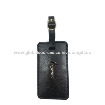 Buy Wholesale China Leather Luggage Tag 