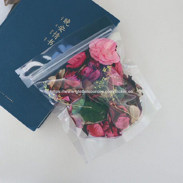 Neue getrocknete Rosenblüten Potpourri Organisch Dekorativ mit Reißverschlusstasche