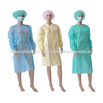 Buy Wholesale China Custom Colors Pp Pe Disposable Medical Gawn ...