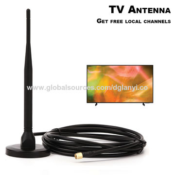 Buy Wholesale China Indoor Tv Antenna Free Channels Amplified Digital Antenne Tv Stick Magnetic Base Terrestrial Wave & Tv at USD 3.18 | Global Sources