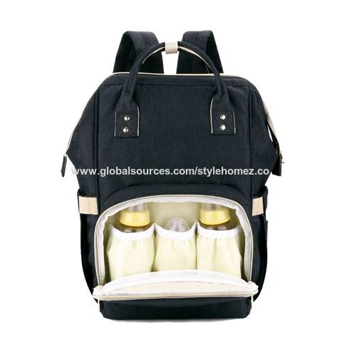 Wholesale Wholesale New arrivals customised large capacity waterproof mommy newborn  baby multifunctional designer diaper bag From m.