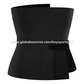 Custom Logo Tummy Wrap Shaper Waist Trainer Body Slimming Belt - China Waist  Wrap Band and Waist Trainer Belt price