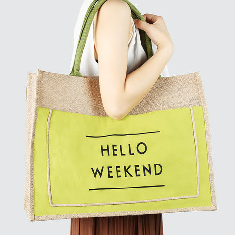 Hot Sale Big Capacity Jute Bag Online Jute Shopping Bags - China Shopping  Bag and Tote Bag price | Made-in-China.com