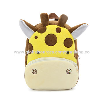 Wholesale Fashion Hot Sale Plush Dog Shape Handbags for backpack for baby  cute bag kids animal soft handbag cute cartoon bags From m.