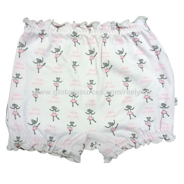 Unisex Boy Girl Kids Cotton Multicolor Regular Fit Bloomers/Innerwear/Brief  - (Pack of 5) Stylish Women