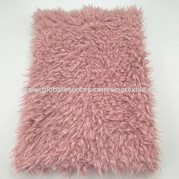 Fabric Wholesale Direct Rabbit Red Faux Fur Fabric