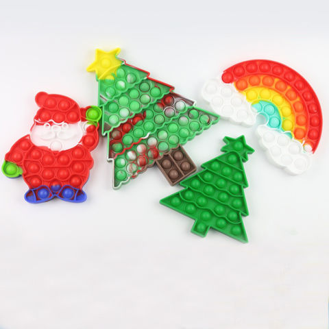 Pops Bubble Fidget Toys pour enfants, Simple Dimple Relax Game Toys, Thème  de Noël, Xmas Its Mm, Tsm Needs, souligné, Charleroi, ever Toys - AliExpress