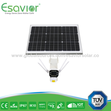 Caméras de Surveillance IP 4G CCTV à Énergie Solaire ESAVIOR - Solutions de Surveillance Solaire pour Entreprises