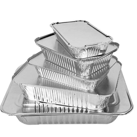 Buy Wholesale China 750ml Aluminum Foil Container With Flat Lid Aluminum  Foil Box Kebab Food Containers Sealing Lids & Aluminum Foil Container at  USD 4