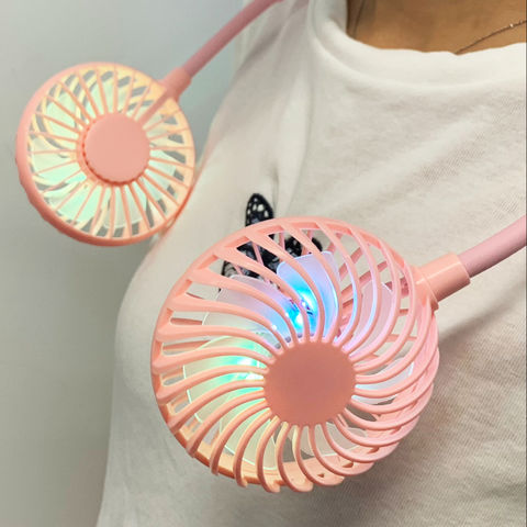 Buy Wholesale China Fan, Rechargeable Fan, Led Hanging Neck Fan, Noise ...
