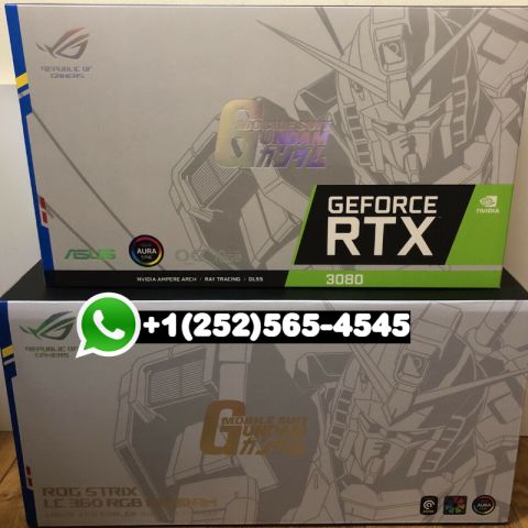 Asus-rog Strix Geforce Rtx 3080 /rog Strix Lc 360 Rgb Gundam