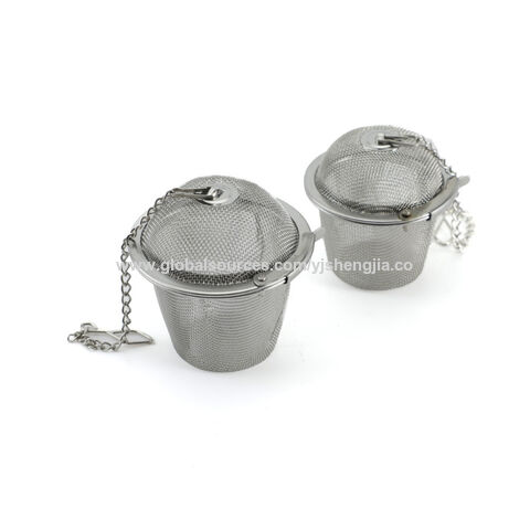 Perfect Strainer for Loose Leaf Tea EZOWare Set of 6 Stainless Steel Mesh Tea Filter 