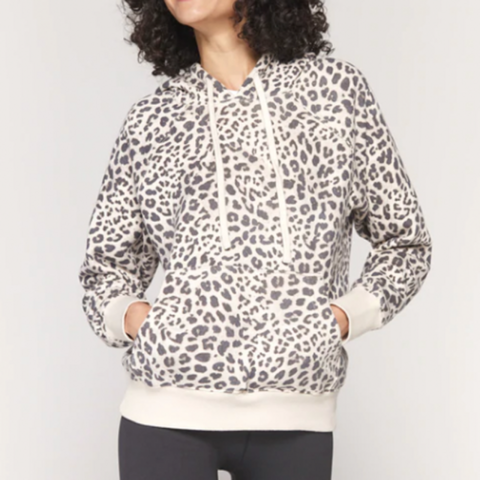 Moletom com capuz feminino com estampa de leopardo de design exclusivo, corte clássico e personalizável para B2B for sale at factory direct price