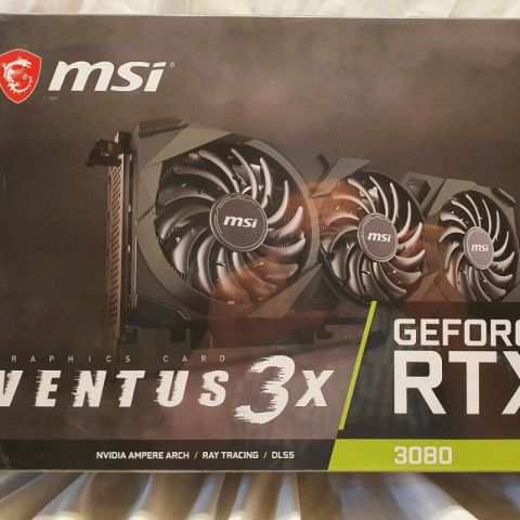 Msi Geforce Rtx 3080 Ventus 3x Oc 10gb Gddr6x Gpu - Fast Ship